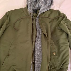 Green Bomber Jacket